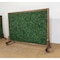 Ejoy 39'' x 51'' Mobile Privacy Garden Fence Divider with Artificial Grass on Both Sides and Wood Stand MobileHedgeDivider_39x51 - alternate 3